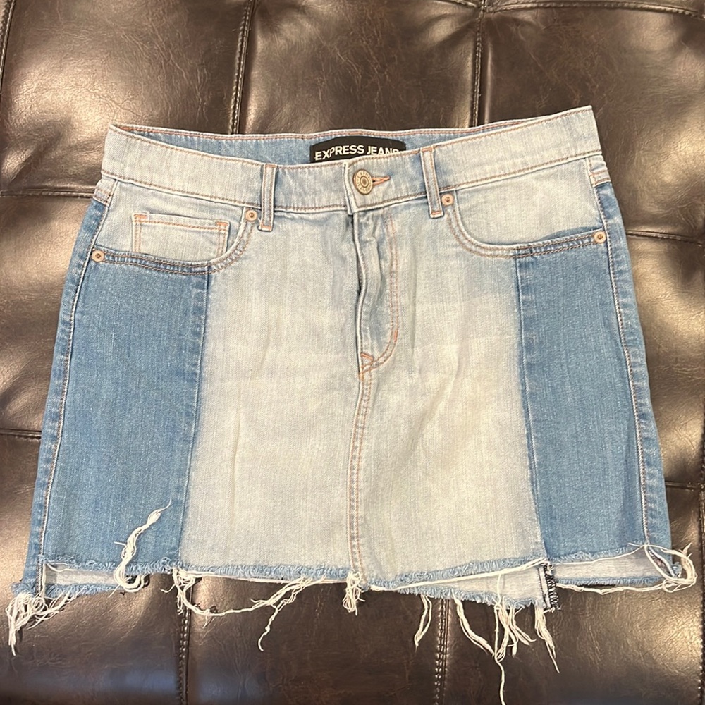jean skirt